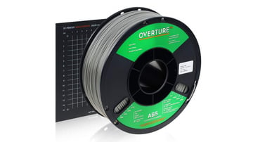 Overture ABS comes with a special surface for the 3D printer build table