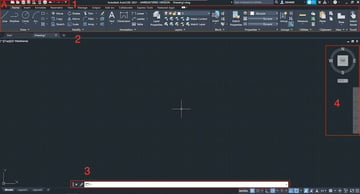AutoCAD's UI might feel overhelming at first due to the various tools and buttons