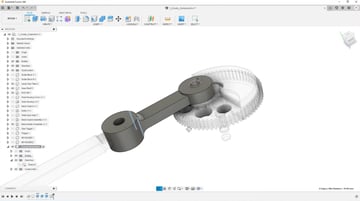 One of Fusion 360's applications is modeling mechanisms