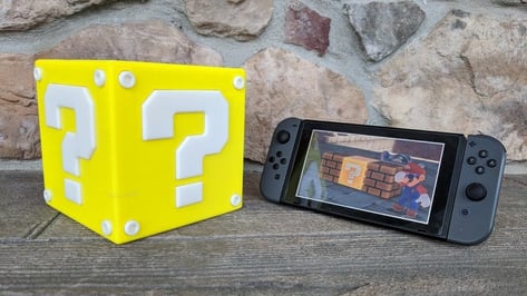 Featured image of Project of the Week: Make Your Own Coin-Spitting Mario Question Block