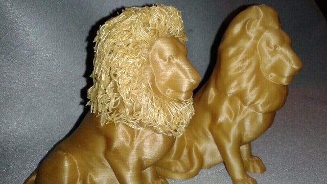 Featured image of Mane of the Hairy Lion is the Pride of 3D Printing