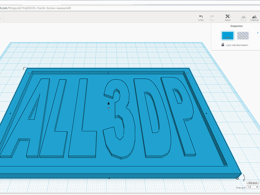 How To 3d Print A Name Using Tinkercad All3dp