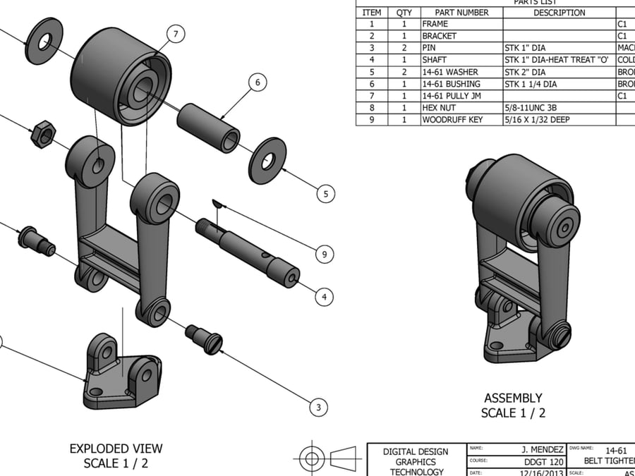 autodesk inventor exploded view