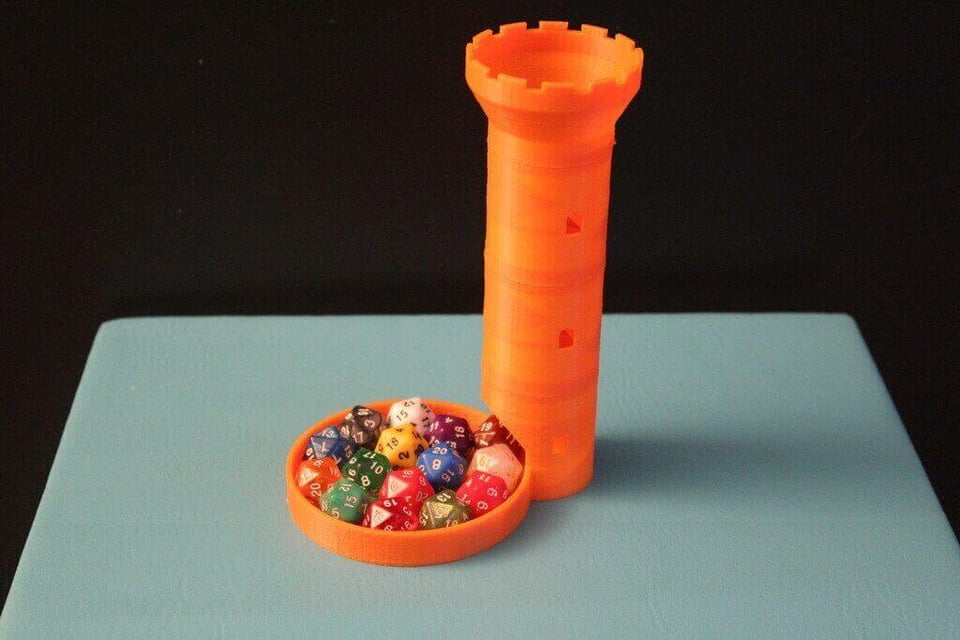 3d Print A Diy Dice Tower For Rpg Or Tabletop Games All3dp