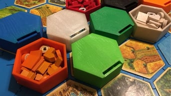 Base Game 3D Printed Details about   Settlers of Catan Piece Holder and Organizer