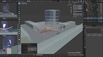 blender 3d architecture