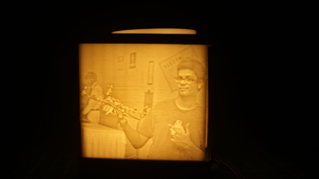 3D Print Baby Yoda Lithophane with LED Flickering Candle light 