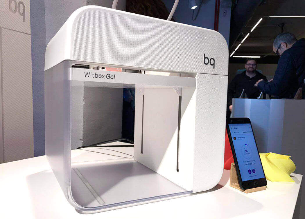 Goedaardig ga verder Duidelijk maken BQ Unveils World's First Android-Powered 3D Printer, Witbox Go! | All3DP