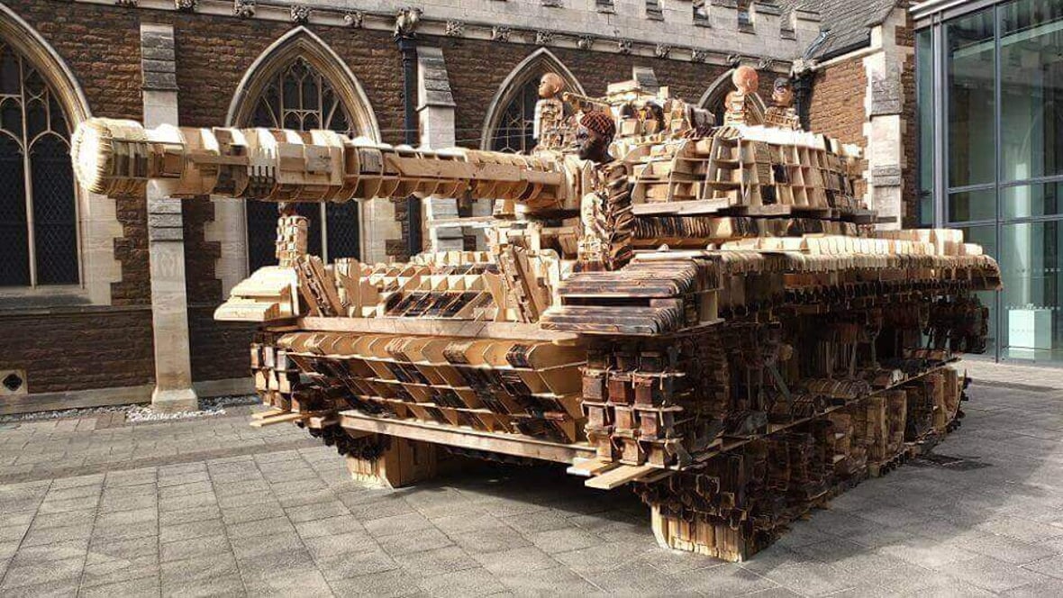Featured image of “Printing” with Plywood: Deconstruction and Reconstruction of an Army Tank