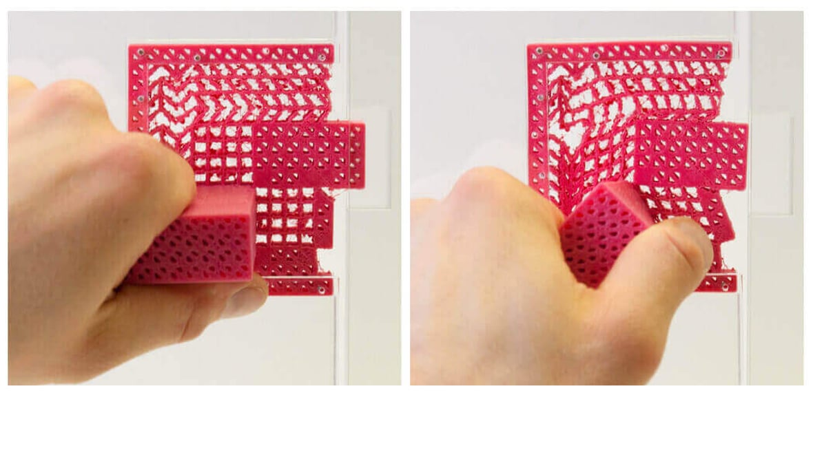 Featured image of Metamaterial Mechanisms: 3D Printed Door Handle & No Moving Parts