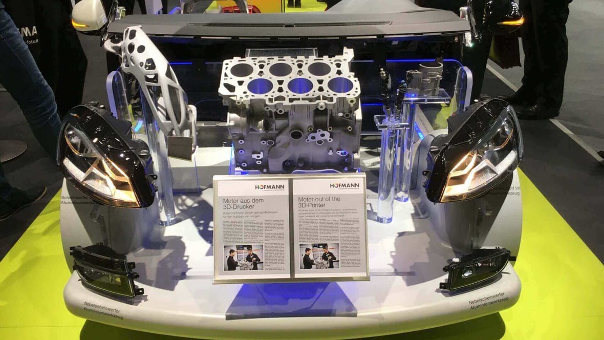 Featured image of German Prototyper 3D Prints Motor Block From Aluminum