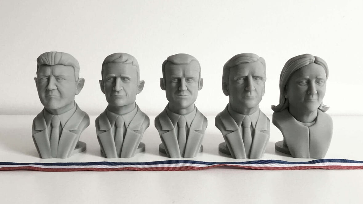 Featured image of Cults3D Brings the Upcoming French Election to Your 3D Printer
