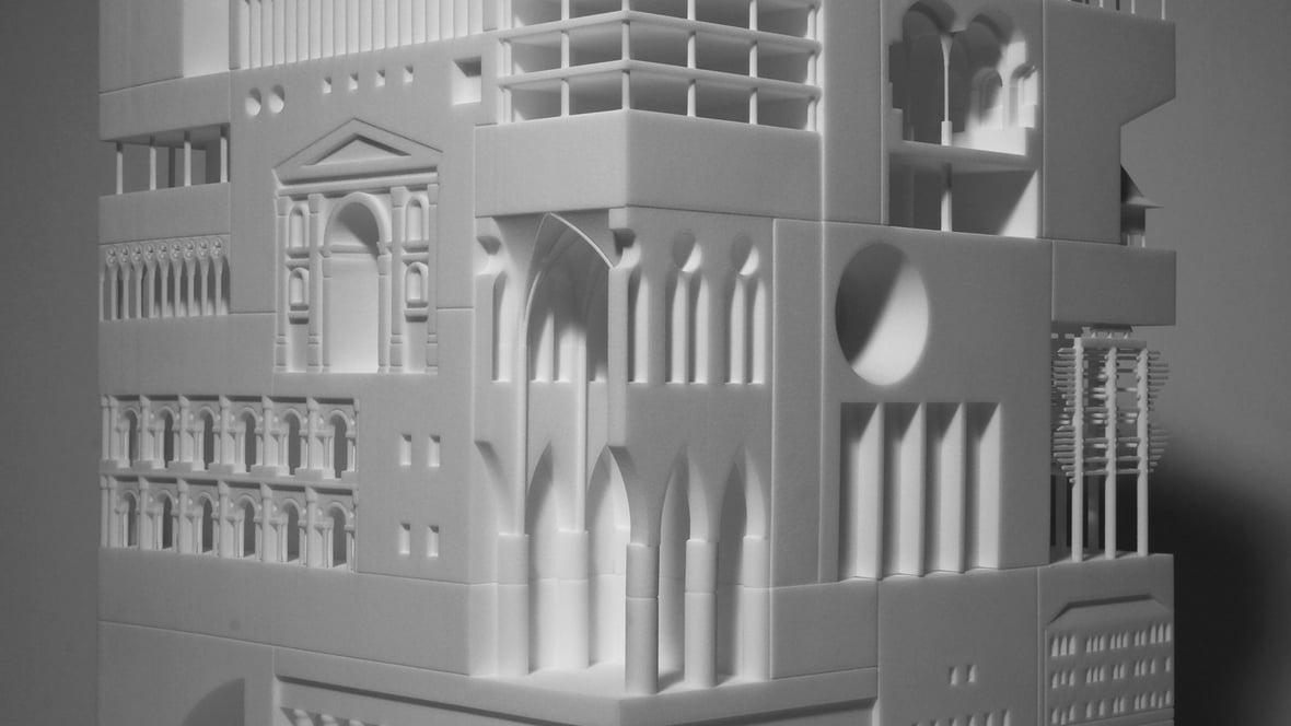 Featured image of Japanese Architect Fits More Than 30 Iconic Buildings in One 3D Printed Object