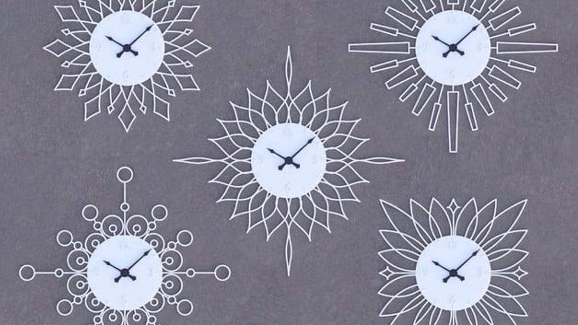 Featured image of [Project] Design & 3D Print a Customized Sunburst Clock