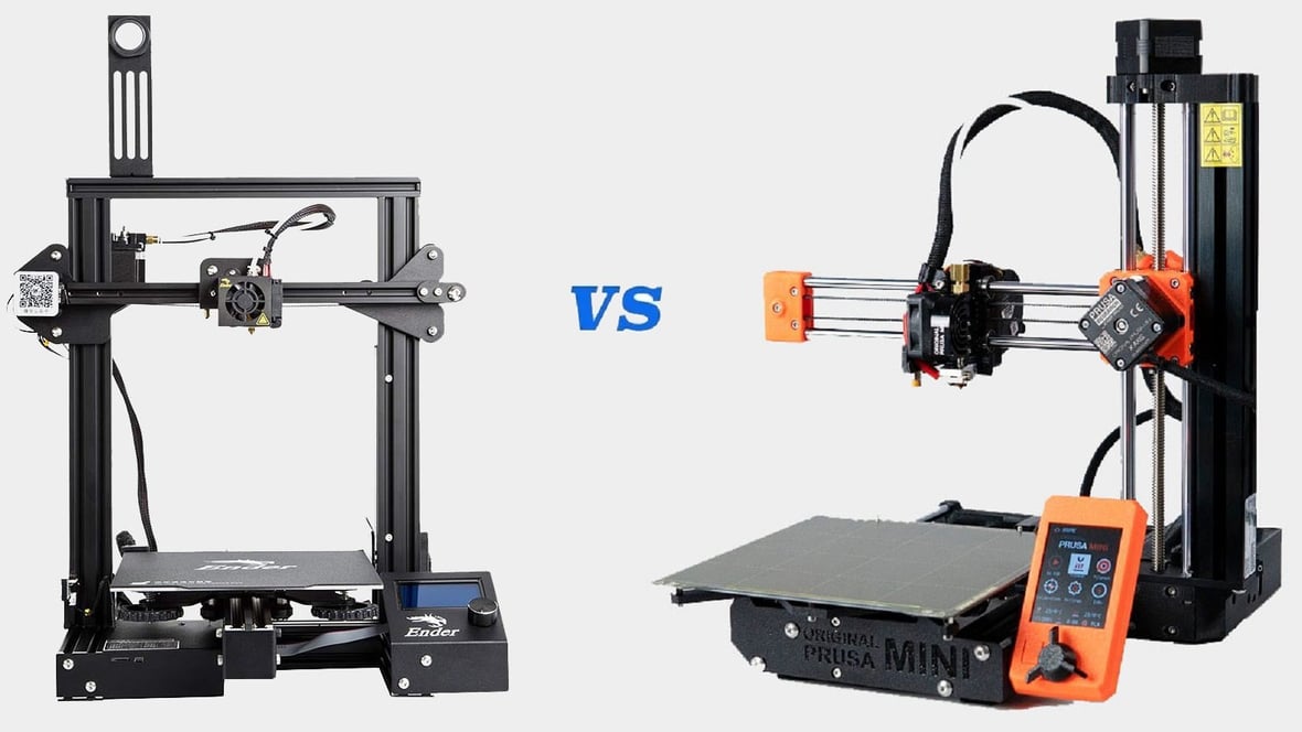 Featured image of Original Prusa Mini vs Ender 3 (Pro/V2): The Differences