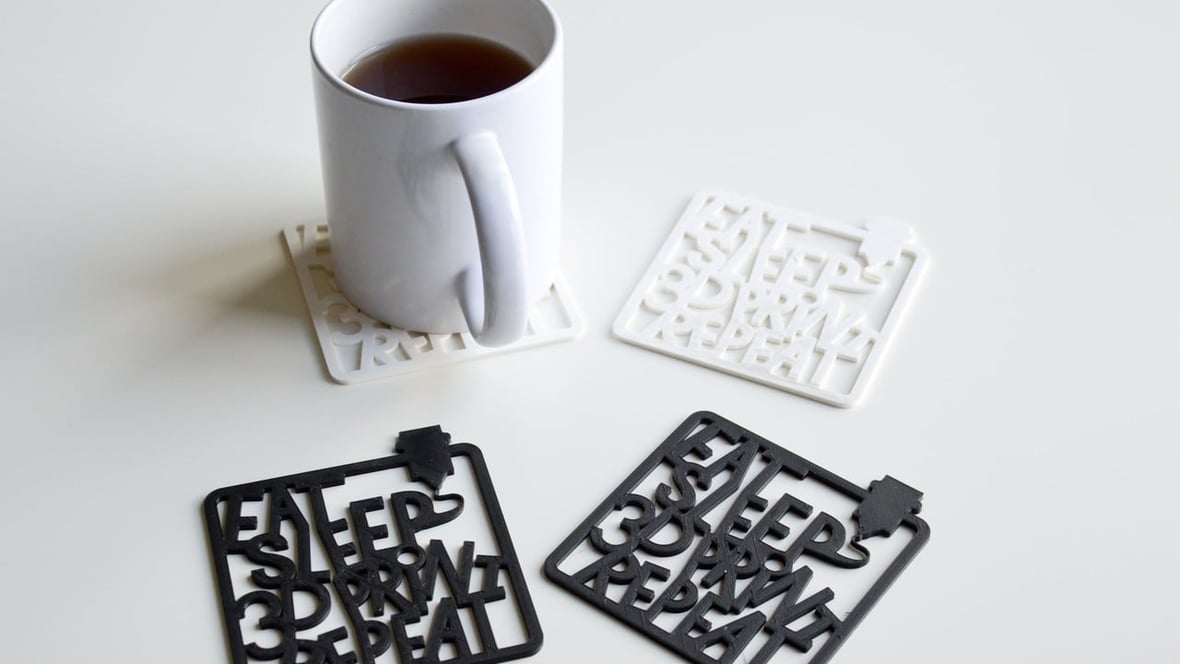 Featured image of 3D Printed Coaster: 10+ 3D Models to Protect Your Table