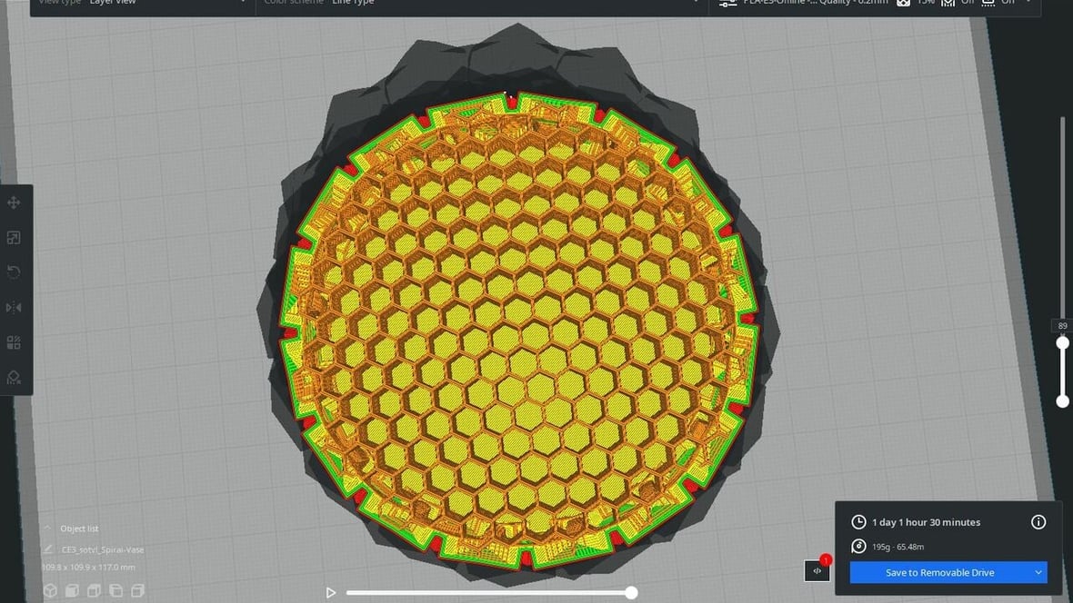 Featured image of Cura: Honeycomb Infill – How to Get It