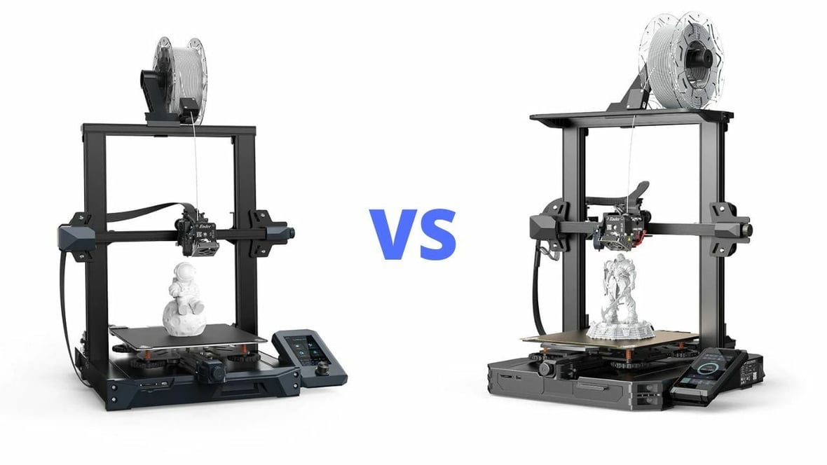 Image de l'en-tête de Ender 3 S1 vs S1 Pro : différences et comparaison