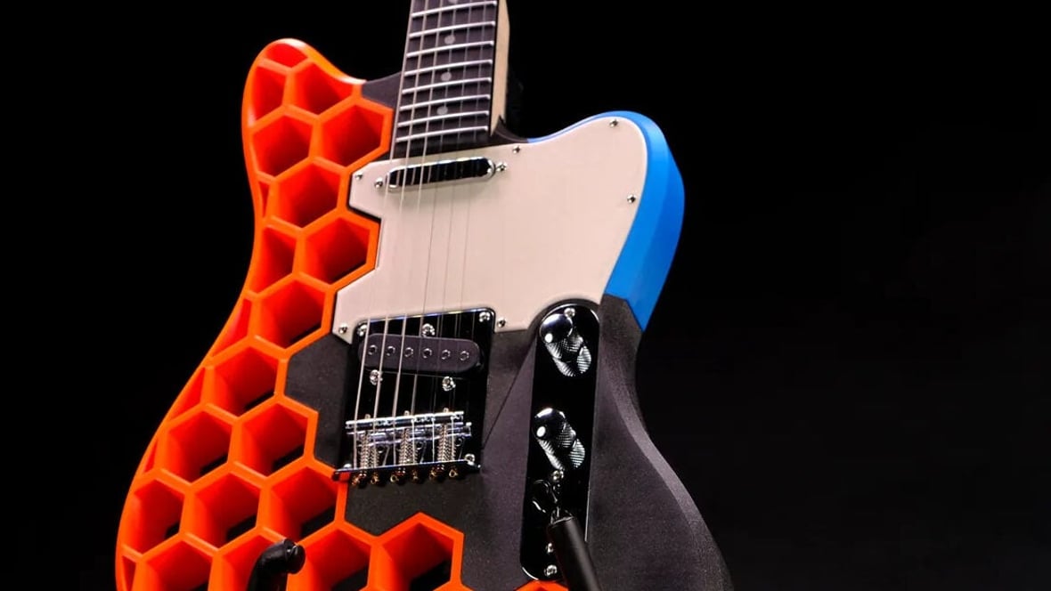 Featured image of The Prusacaster Is a Partially 3D Printed, but Fully Playable Electric Guitar