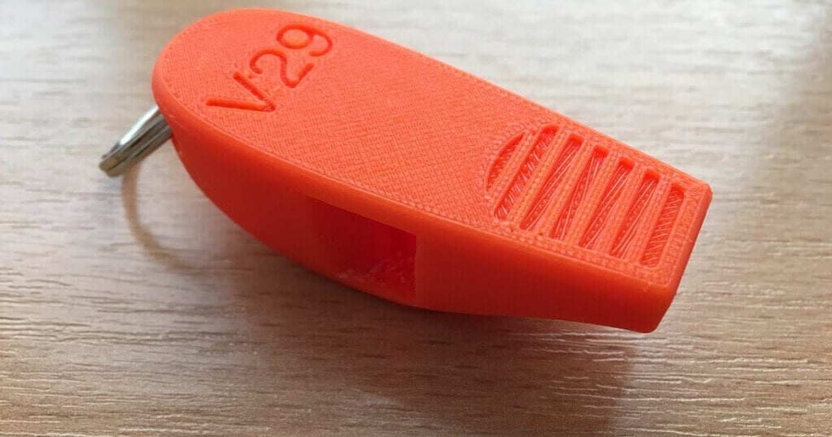 3D Printed Whistle is Louder than Human Pain Threshold All3DP
