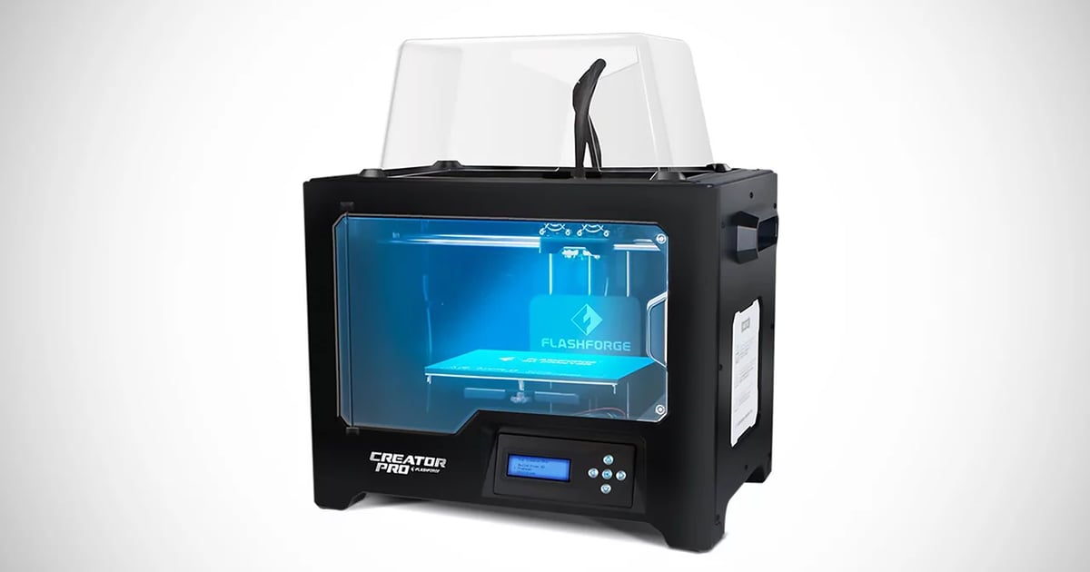 Flashforge Creator Pro: Review the Specs | All3DP