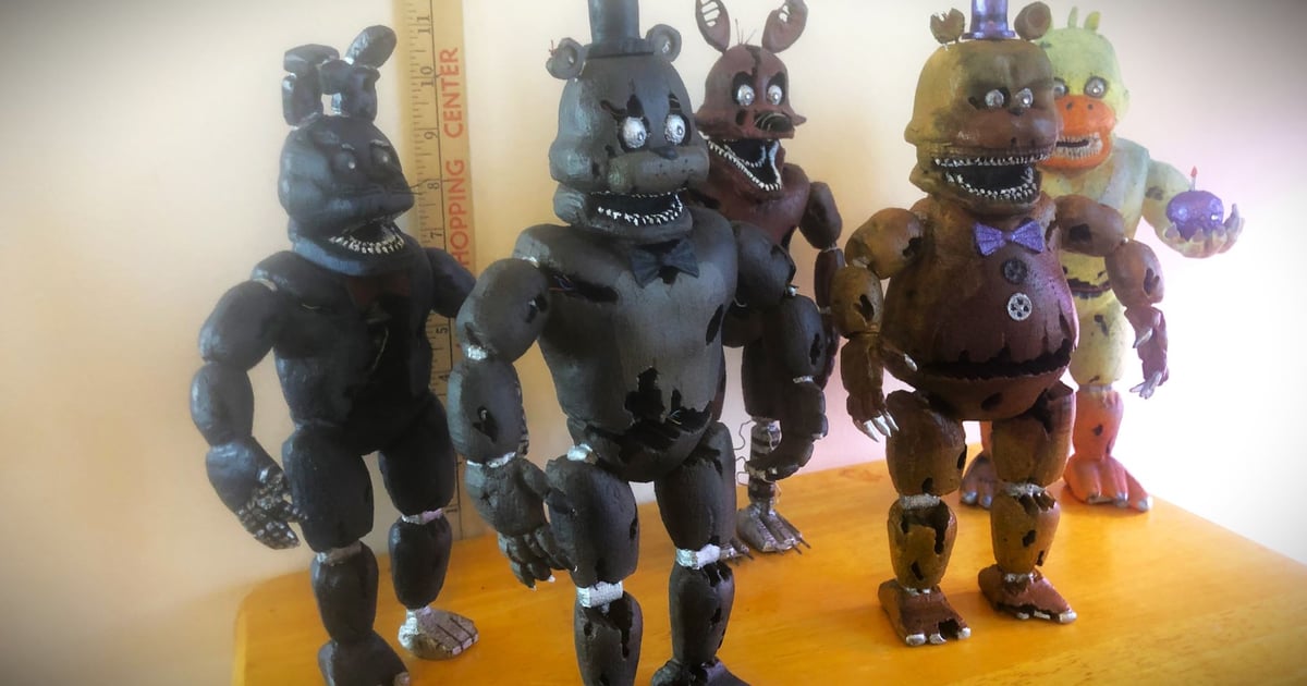 3D Printed FNaF: Best STL Files for a Night at Freddy's | All3DP