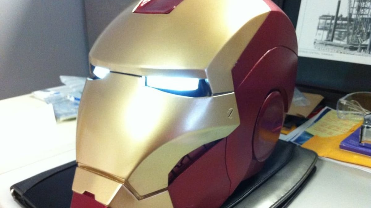 project prepare for avengers infinity wars with this 3d printed ironman helmet all3dp