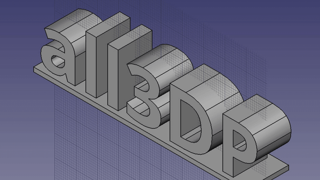 how-to-3d-print-letters-or-text-using-freecad-all3dp