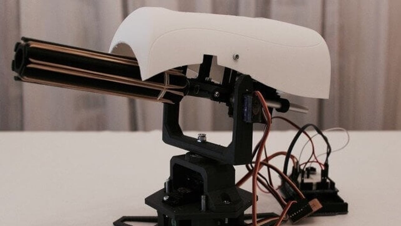 Featured image of Swiss Student 3D Prints Automatic Rubber Band Sentry Gun