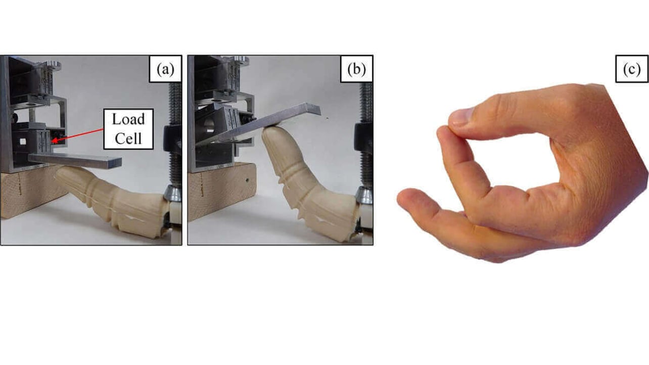 Featured image of BioRobotic 3D Printed Finger Could Advance Prosthetics