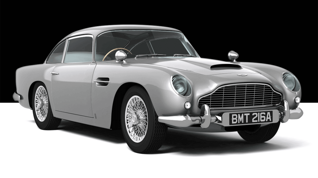Featured image of 3D Printed Aston Martin DB5 Replica costs £28,000 (But has Working Machine Guns)