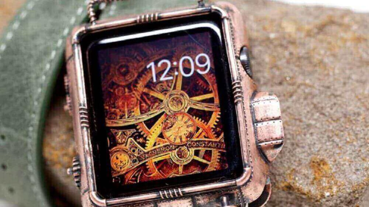 Featured image of Beautiful 3D Printed Copper Steampunk Apple Watch Cover
