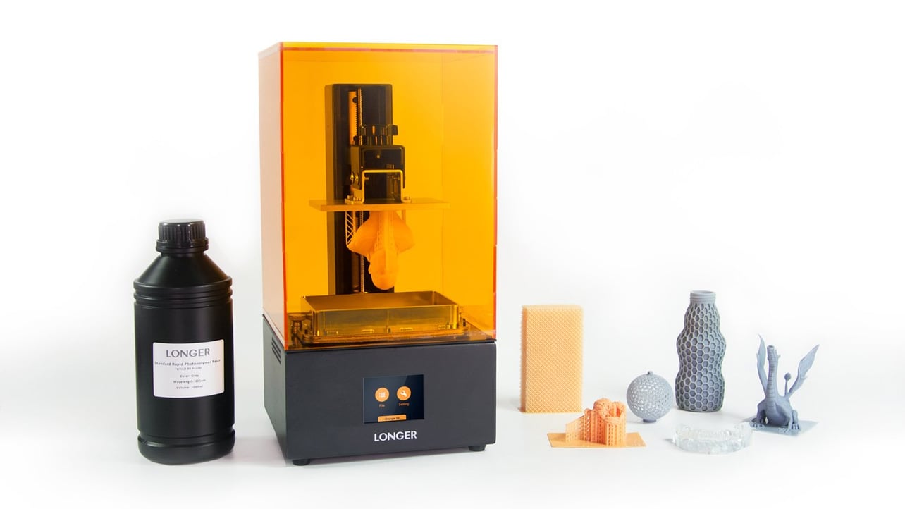 Featured image of Longer Launches Orange 30 Affordable Resin 3D Printer on Kickstarter
