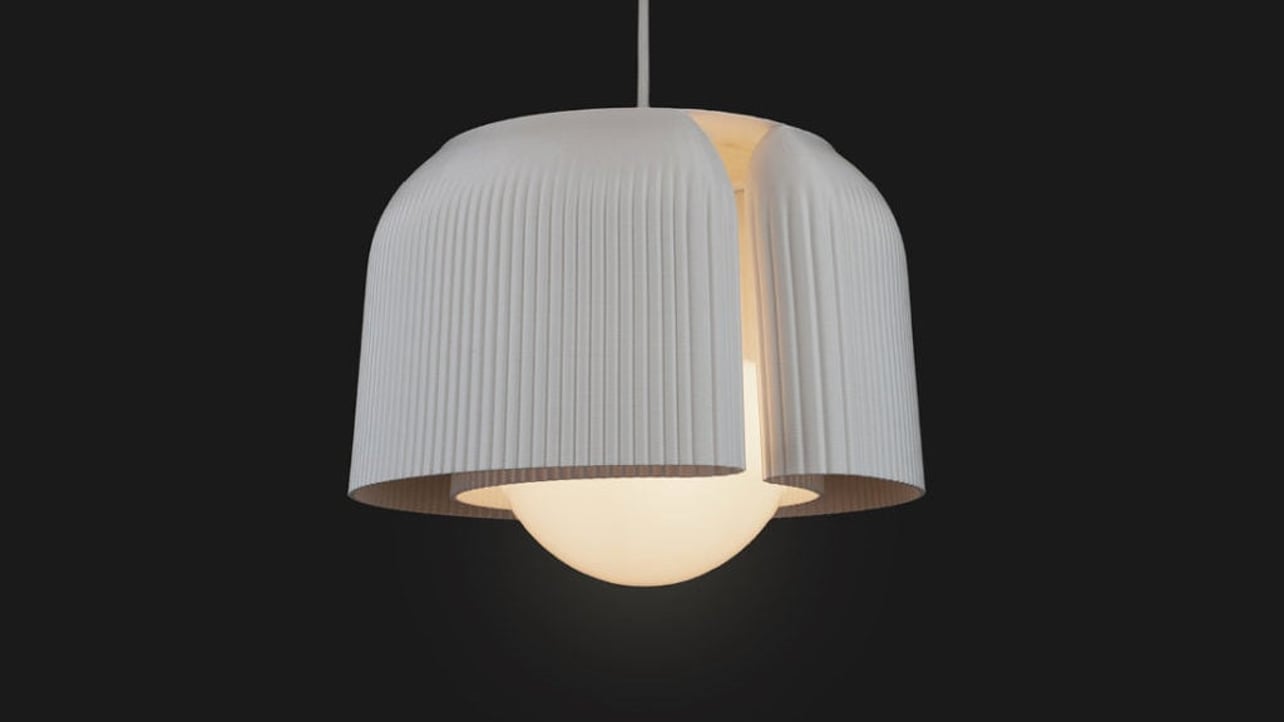 Featured image of 3D Printed Lampshade Collection Made from Recycled Plastic