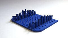 Featured image of Pocket-Sized 3D Printed Chess Set is Both Incredible and Impractical