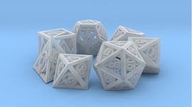 Featured image of 3D Printed Deathly Hallows Dice Set