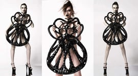 Featured image of Space-Inspired 3D Printed Vortex Dress Is From Another Planet