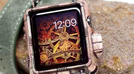 Featured image of Beautiful 3D Printed Copper Steampunk Apple Watch Cover
