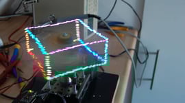 Featured image of Prophelix is a Holographic Display Made with Arduino and 3D Printing