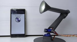 Featured image of This is a 3D Printed Desk Lamp with Voice Control