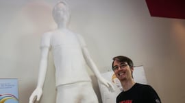 Featured image of Youtuber James Bruton 3D Prints Record-Breaking 12-Foot Sculpture of Himself