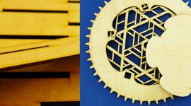 Featured image of New MDF and Plywood Laser Cutting Materials Available at Sculpteo