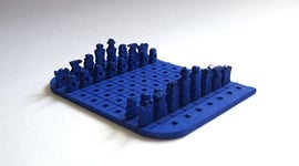 Featured image of Pocket-Sized 3D Printed Chess Set is Both Incredible and Impractical