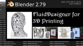 Featured image of FluidDesigner is a Blender Application Template for Simplifying Complex 3D Designs