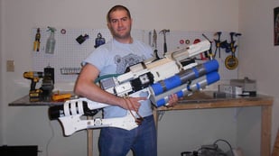 Featured image of Handheld Railgun Created with Arduino and a 3D Printer