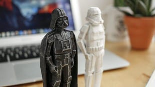 Featured image of Funky Darth Vader and Stormtrooper Models for 3D Printing Day