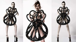 Featured image of Space-Inspired 3D Printed Vortex Dress Is From Another Planet