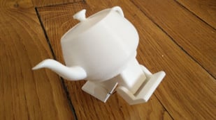 Featured image of Cute Dancing Teapot Made with Arduino & 3D Printing