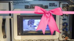 Featured image of Pink Ribbon will be 3D Printed in Space for Breast Cancer Awareness Month