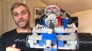 Featured image of Watch this YouTuber Assemble a Giant 3D Printed Lego Go-Kart